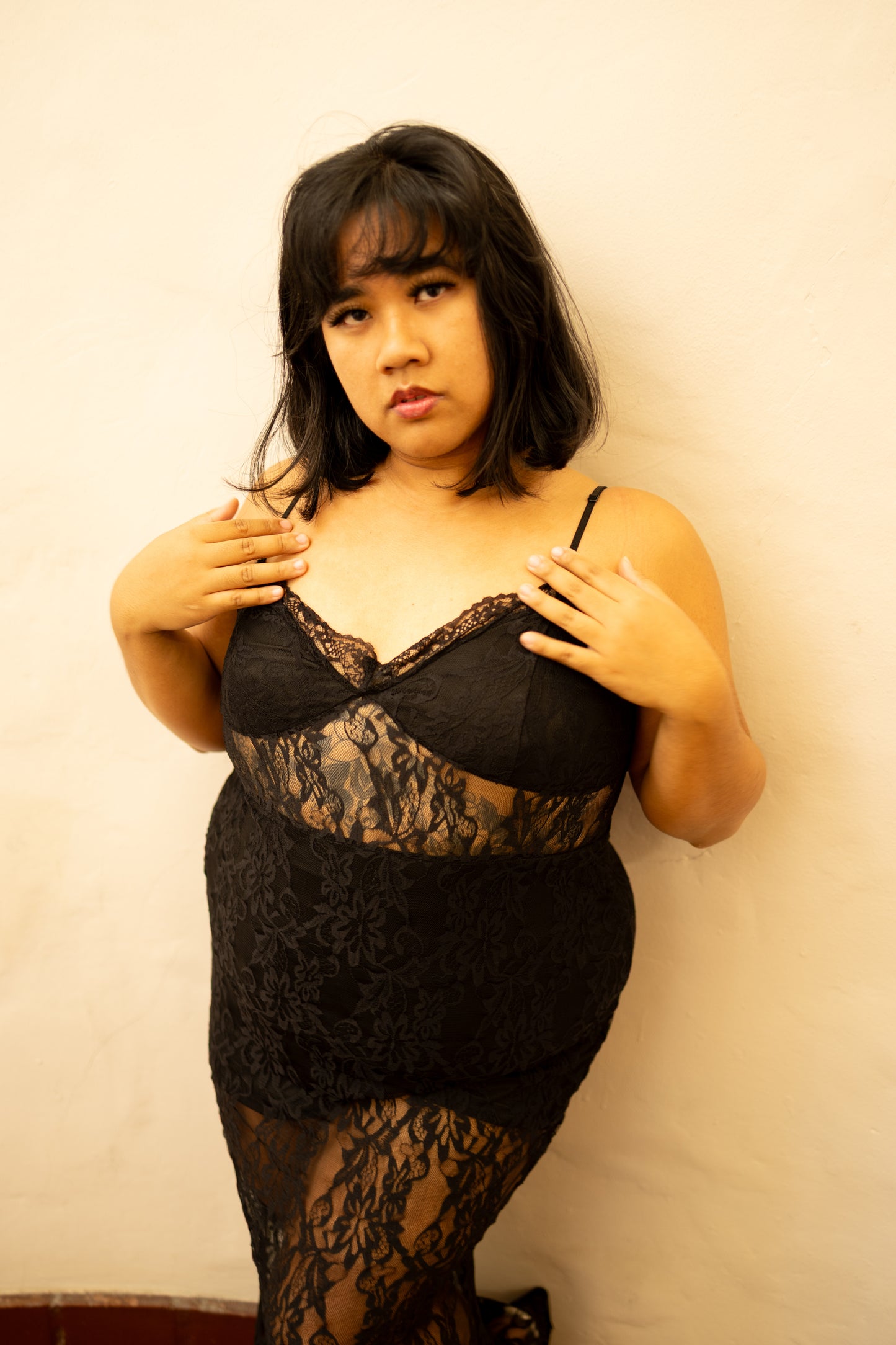 LOVE ME LACE DRESS PLUS SIZE