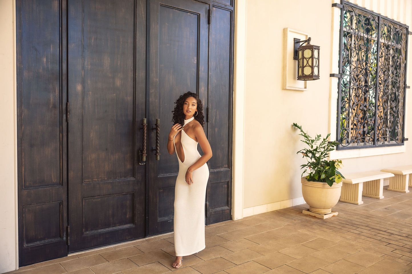 Mermaid Dress white