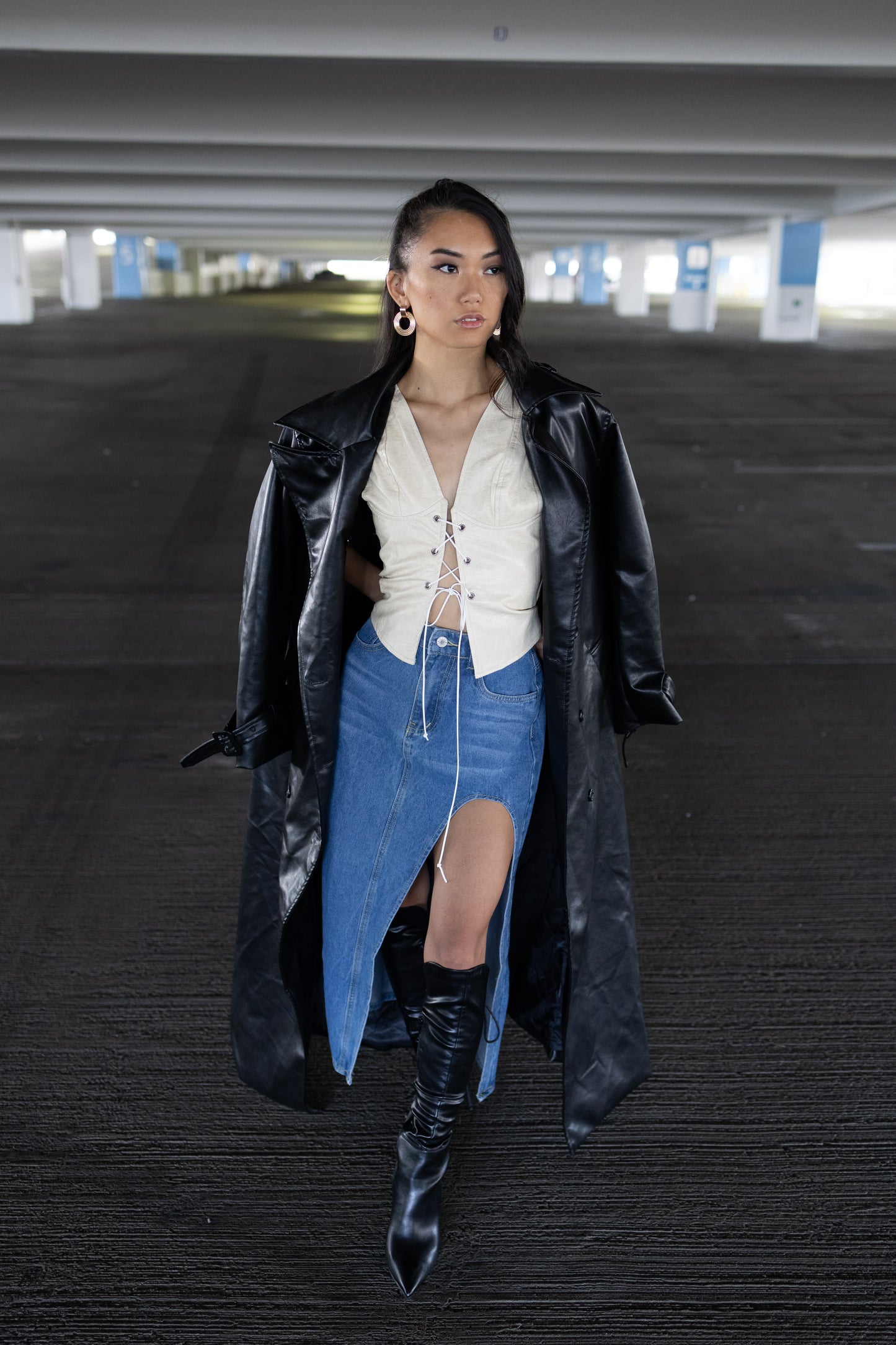 Rhea Split skirt