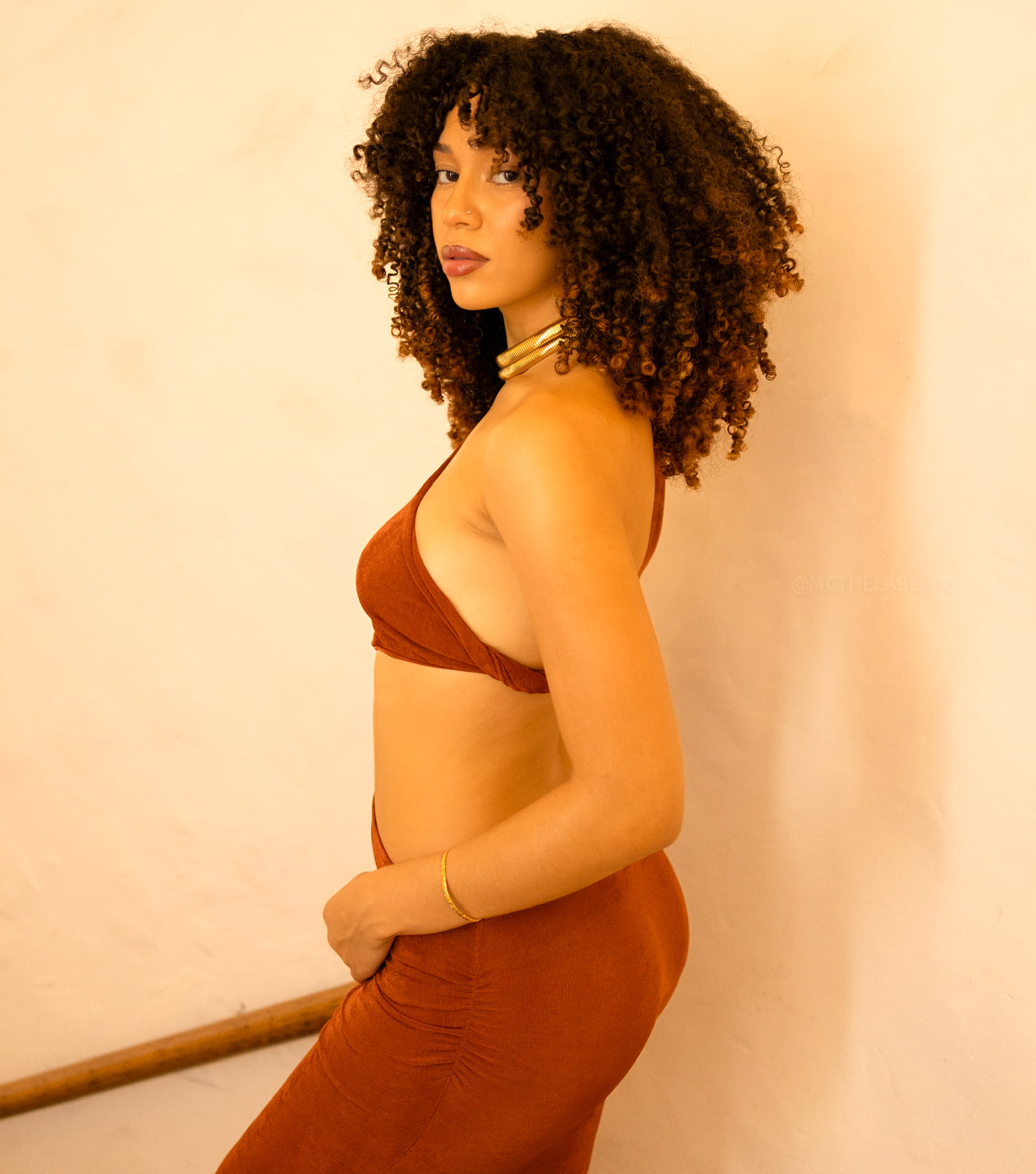 Goddess burnt orange